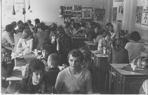 A special dinner laid on in school?