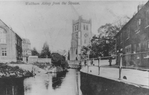 Abbey Church from Cornmill Stream